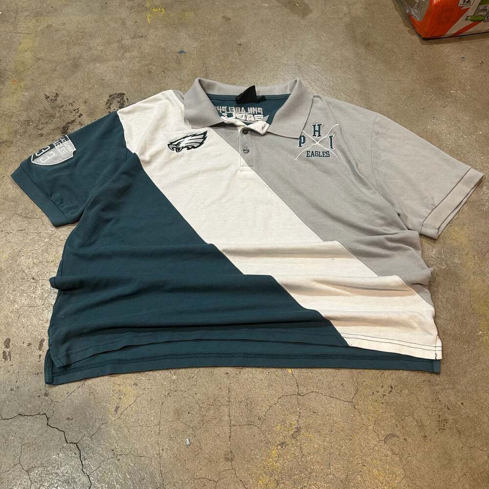Men's Tommy Hilfiger Midnight Green/Black Color Block Polo,